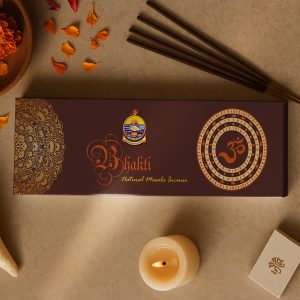 MSSK Ramakrishna Math Organic Incense Stick - Herbal, Bhakti,  50gm Per Pack, Long-Lasting Aroma, Natural Ingredients (Set of 12)