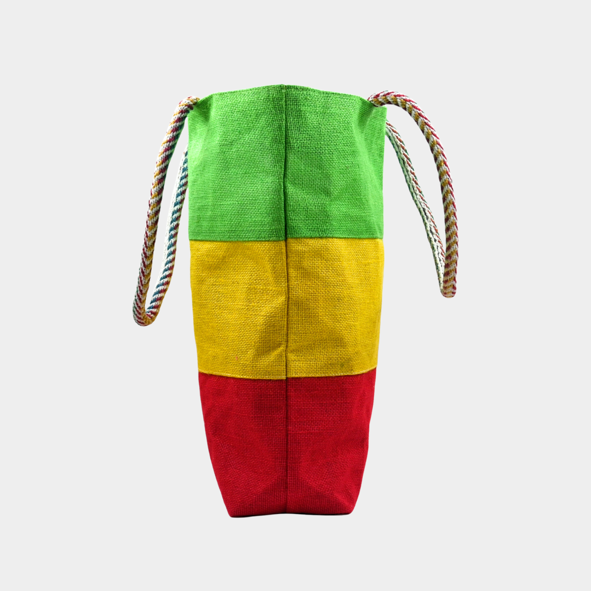 Jute Tri-Colour Bag-Multi - Image 2