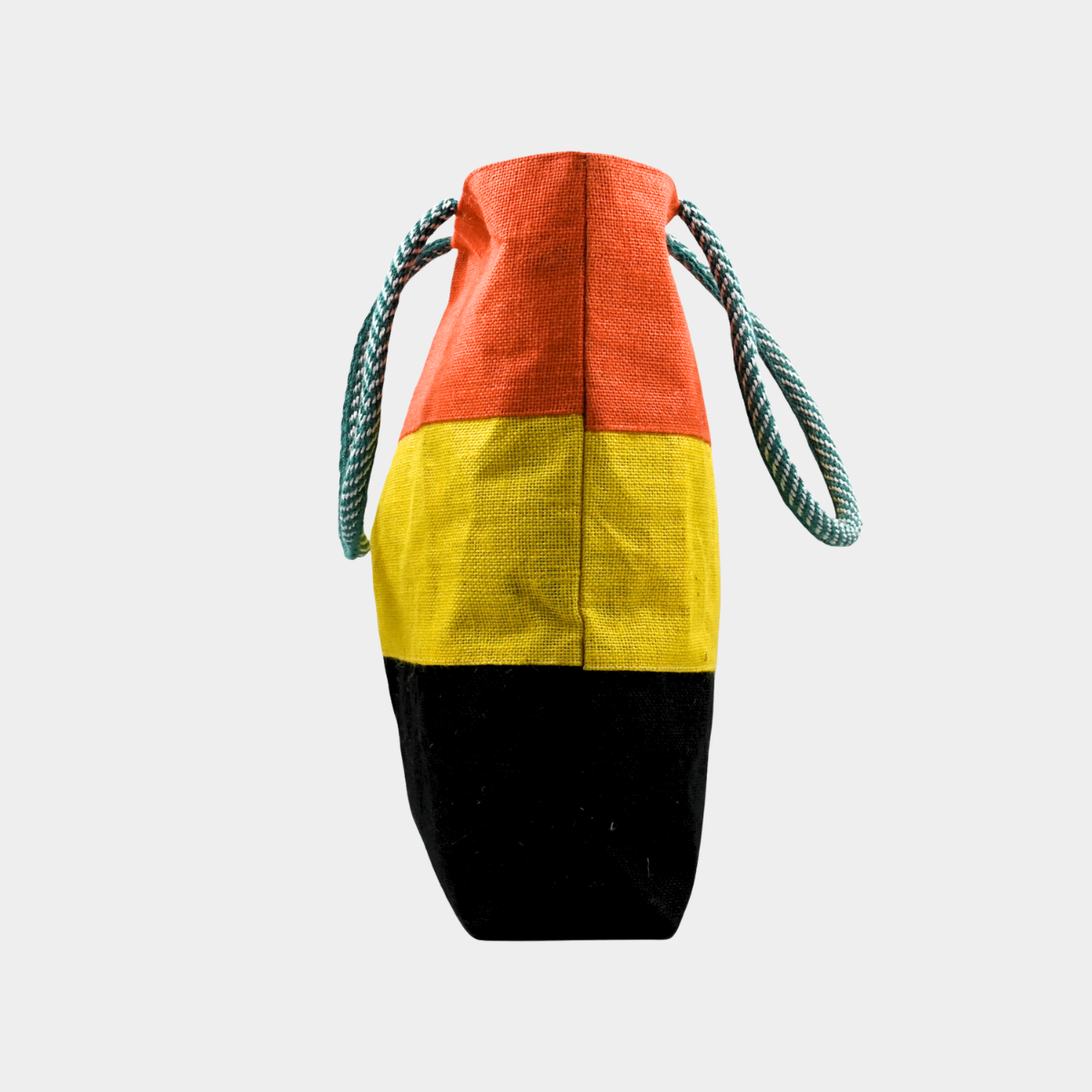 Jute Tri-Colour Bag-Multi - Image 3