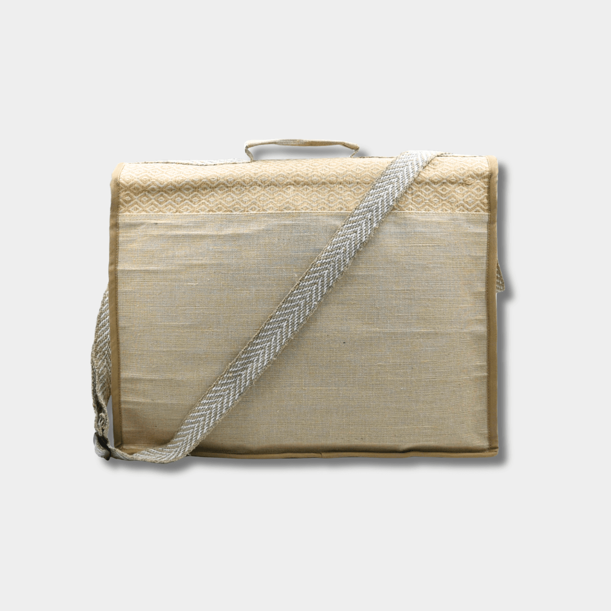 Jute Laptop Bag-Natural - Image 4
