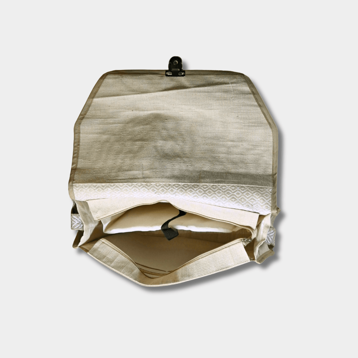Jute Laptop Bag-Natural - Image 3